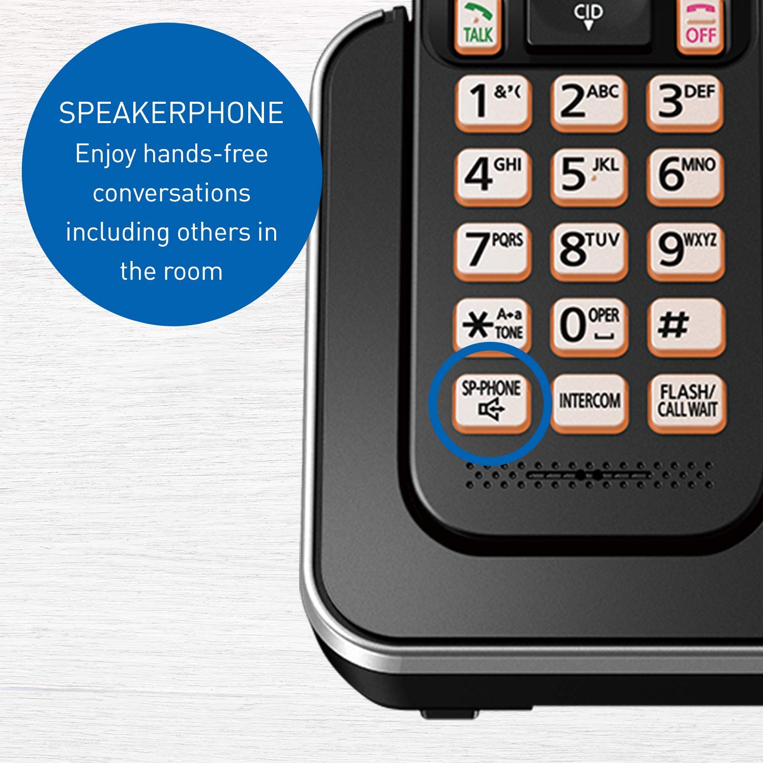 Panasonic DECT 6.0 Expandable Cordless Phone with Call Block.. Phil and Gazelle.