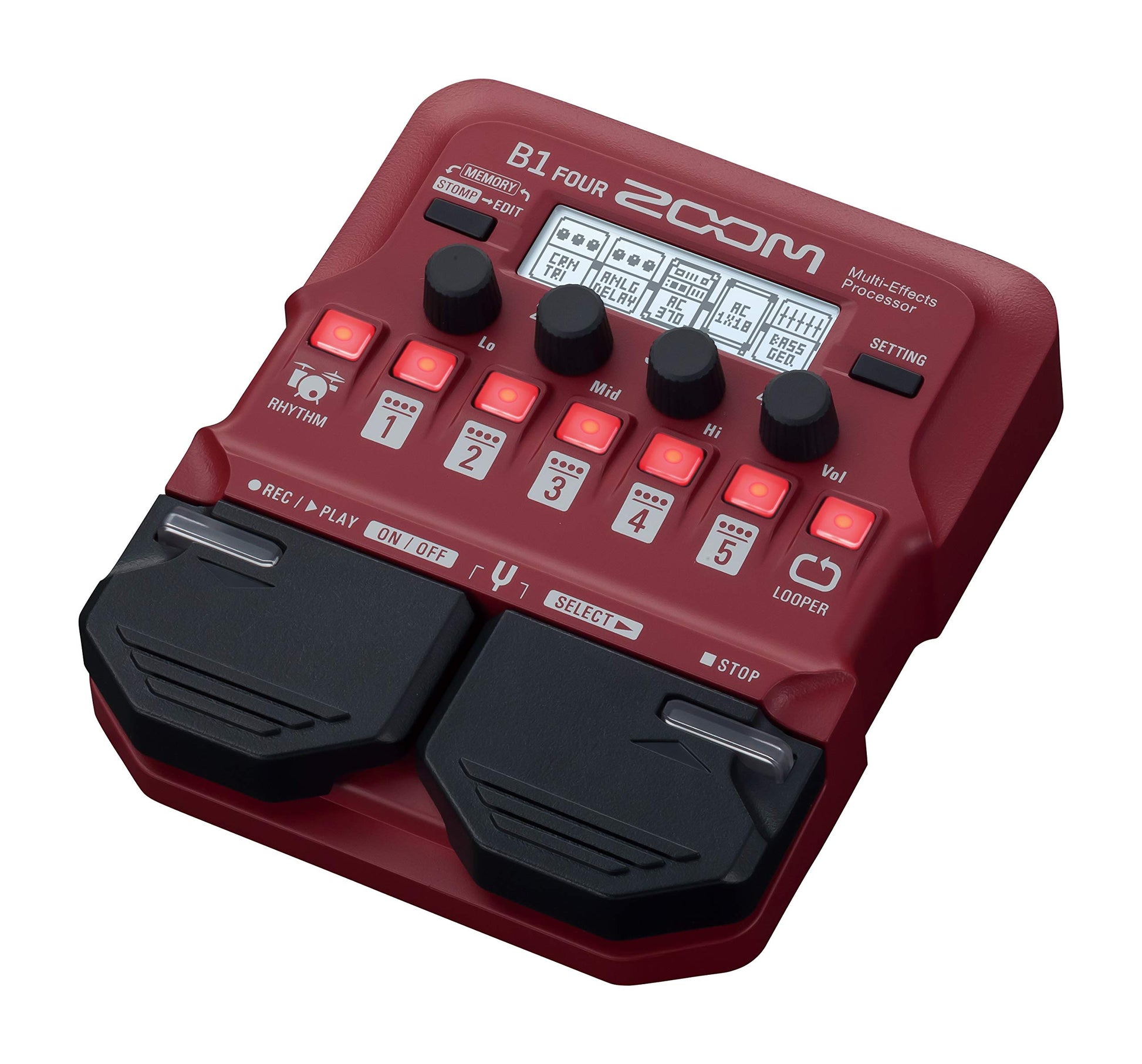 Zoom Bass Multi-Effects Pedal (B1 FOUR) Phil and Gazelle.