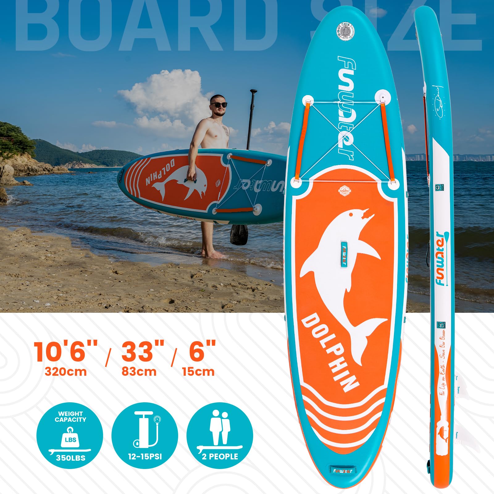 &nbsp;Inflatable Stand Up Paddle Board. Phil and Gazelle.