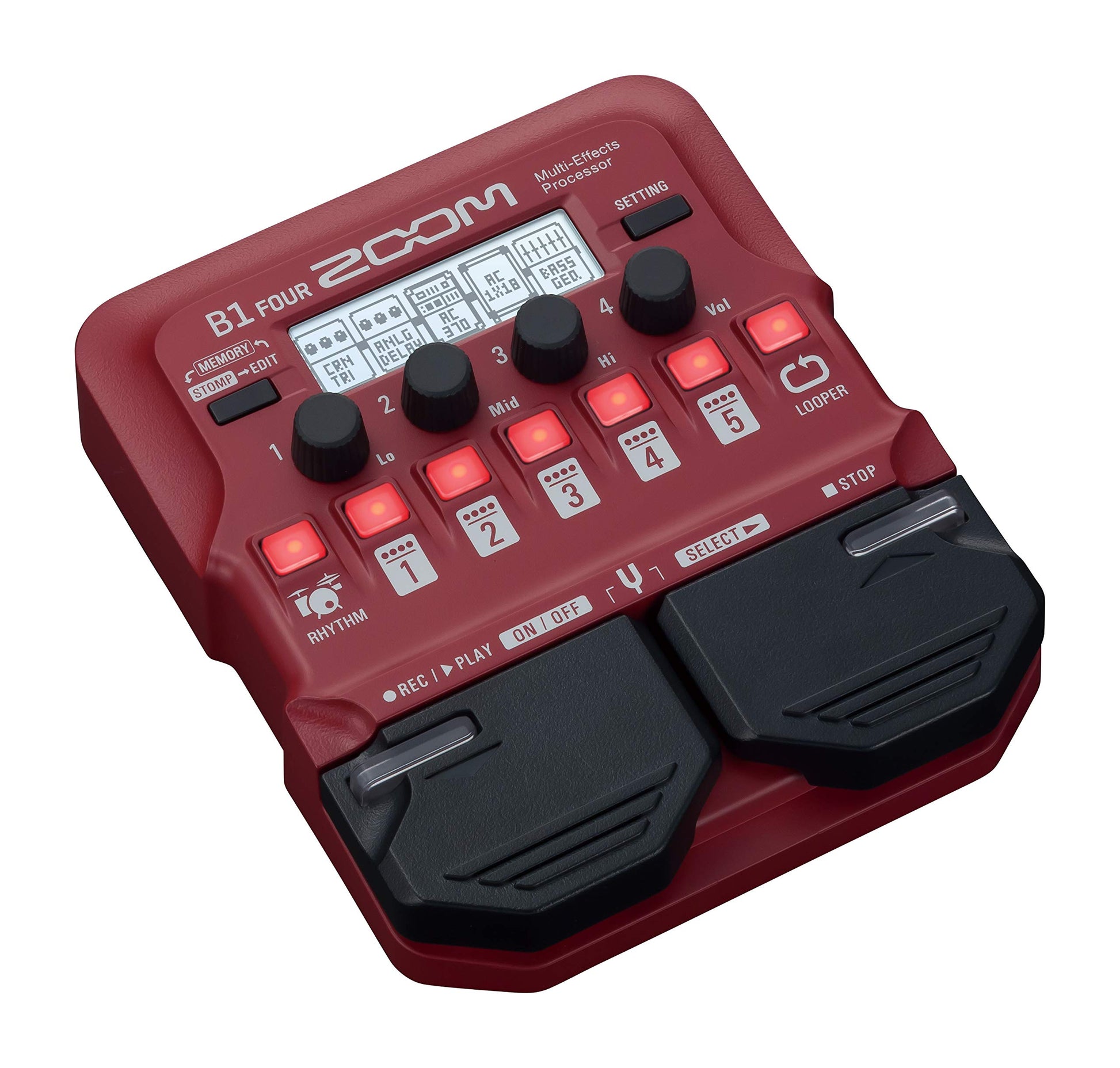 Zoom Bass Multi-Effects Pedal (B1 FOUR) Phil and Gazelle.