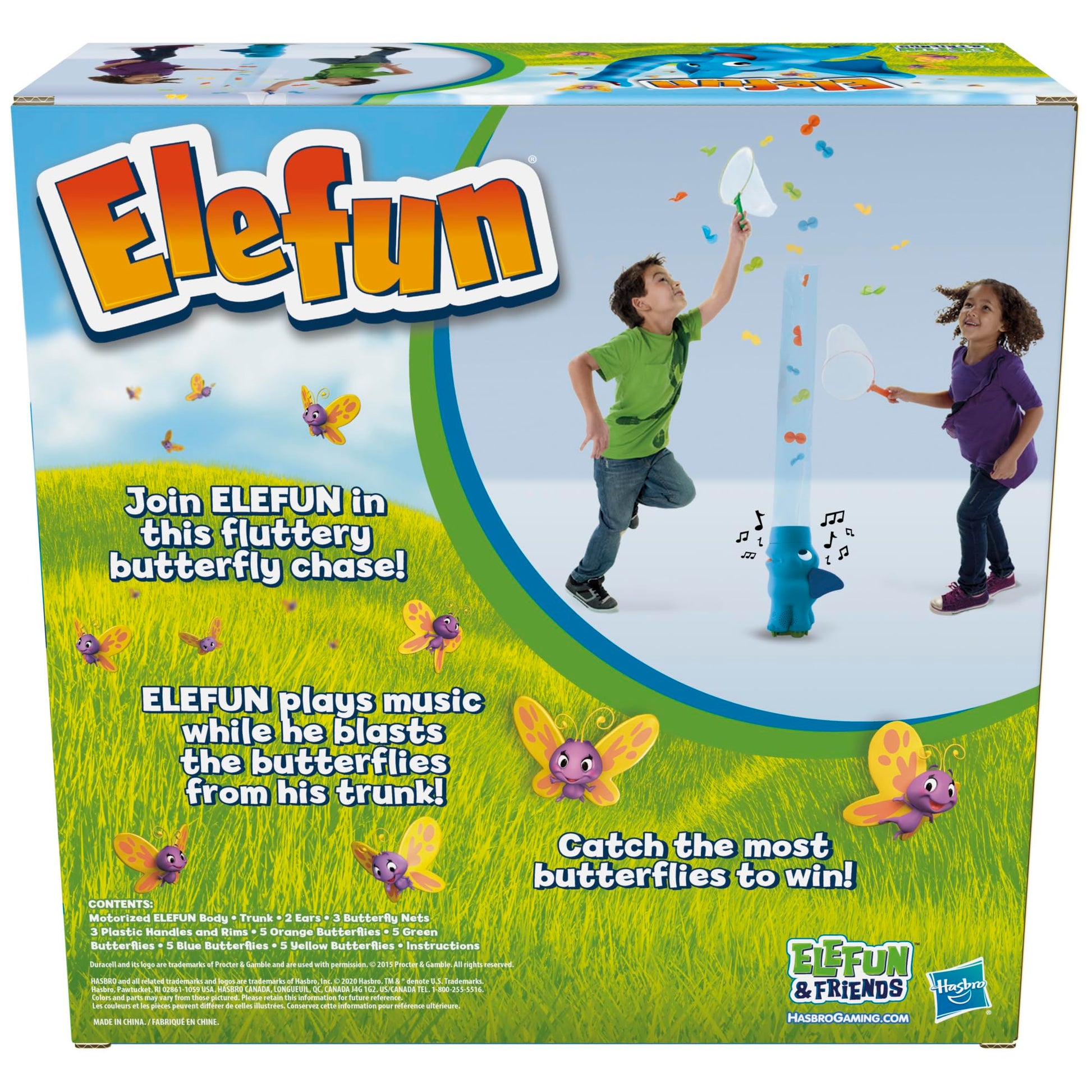 Hasbro Elefun and Friends Game with Butterflies and Music. Phil and Gazelle.