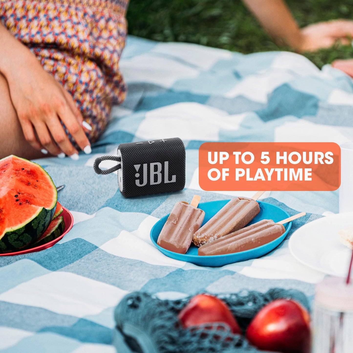 JBL Go 3: Portable Speaker with Bluetooth Phil and Gazelle.