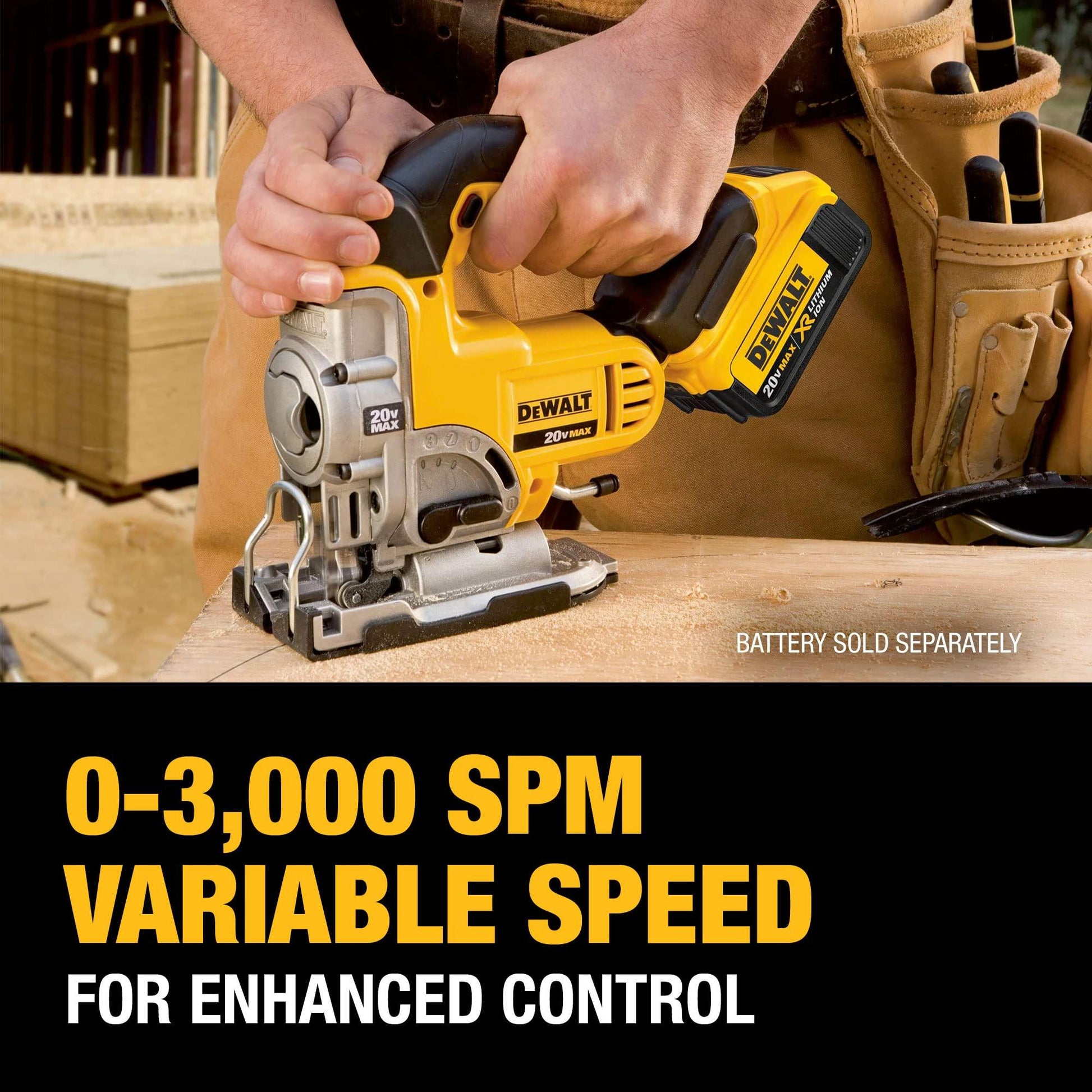 DEWALT 20V MAX Jig Saw, Tool only. Phil and Gazelle.