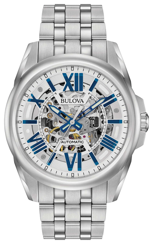 Bulova Men's 96A187 Analog Automatic Mechanical Stainless Steel Dress Watch Phil and Gazelle