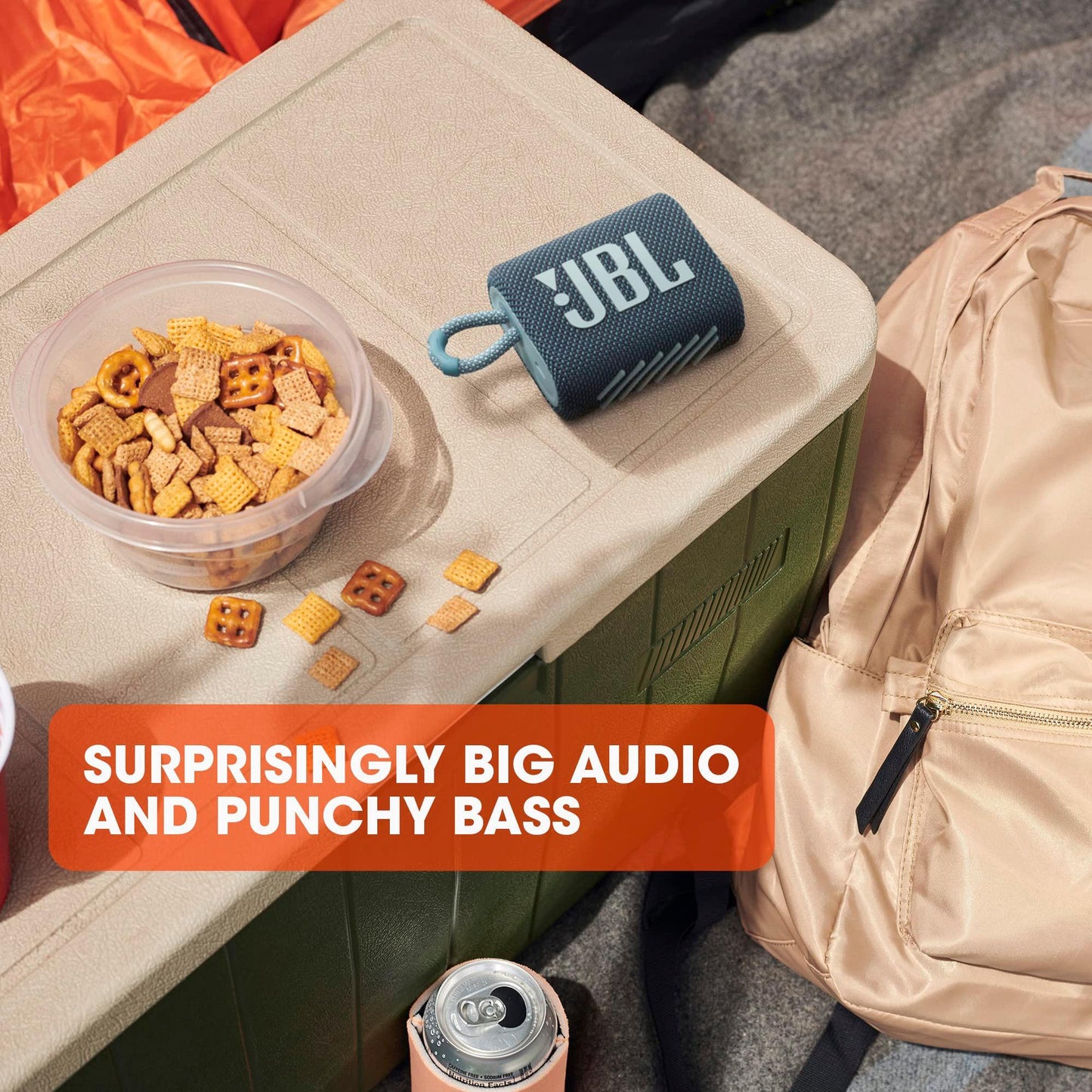 JBL Go 3: Portable Speaker with Bluetooth Phil and Gazelle.