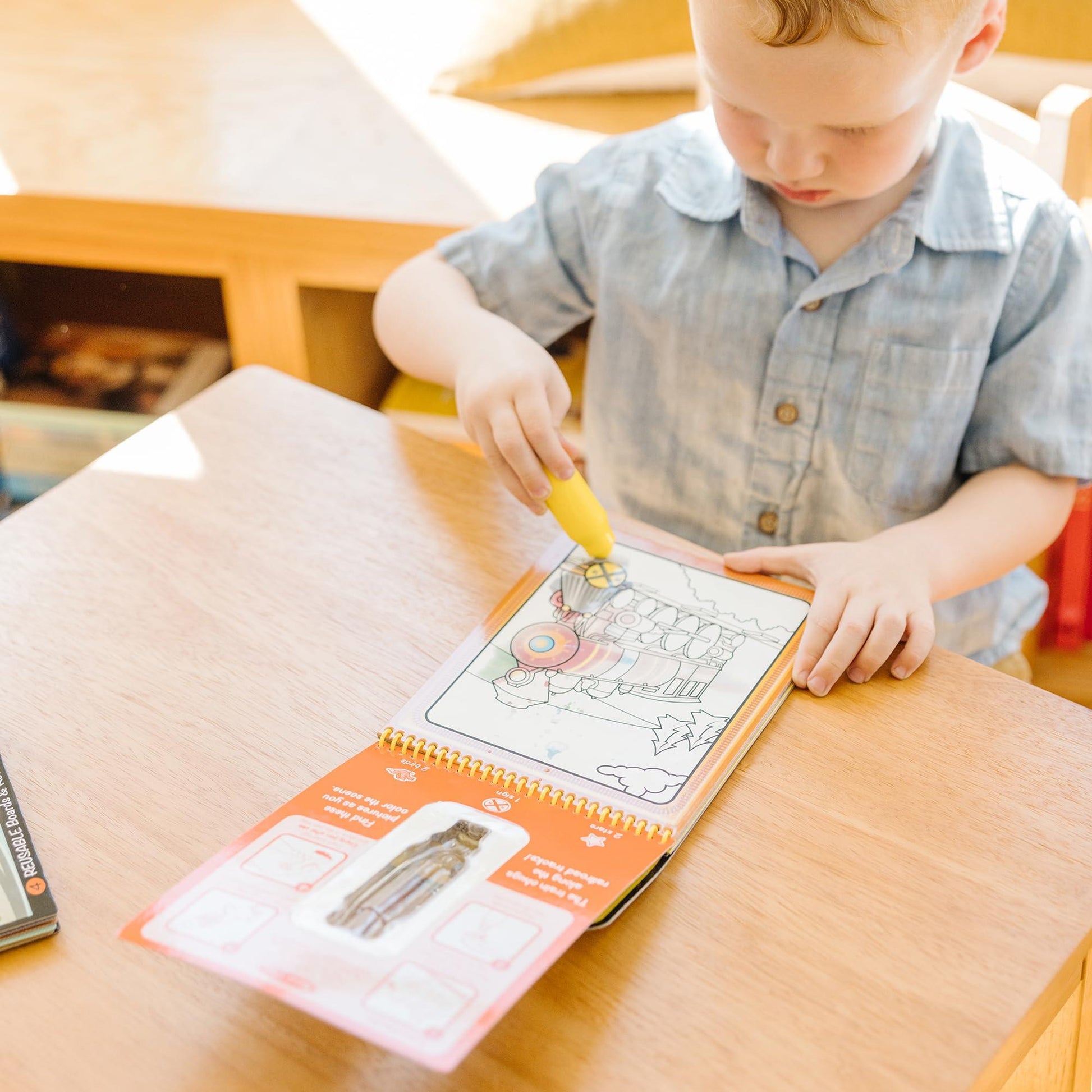 Melissa &amp; Doug On the Go Water Wow! Reusable Water-Reveal Activity Pads, 2-pk. Phil and Gazelle