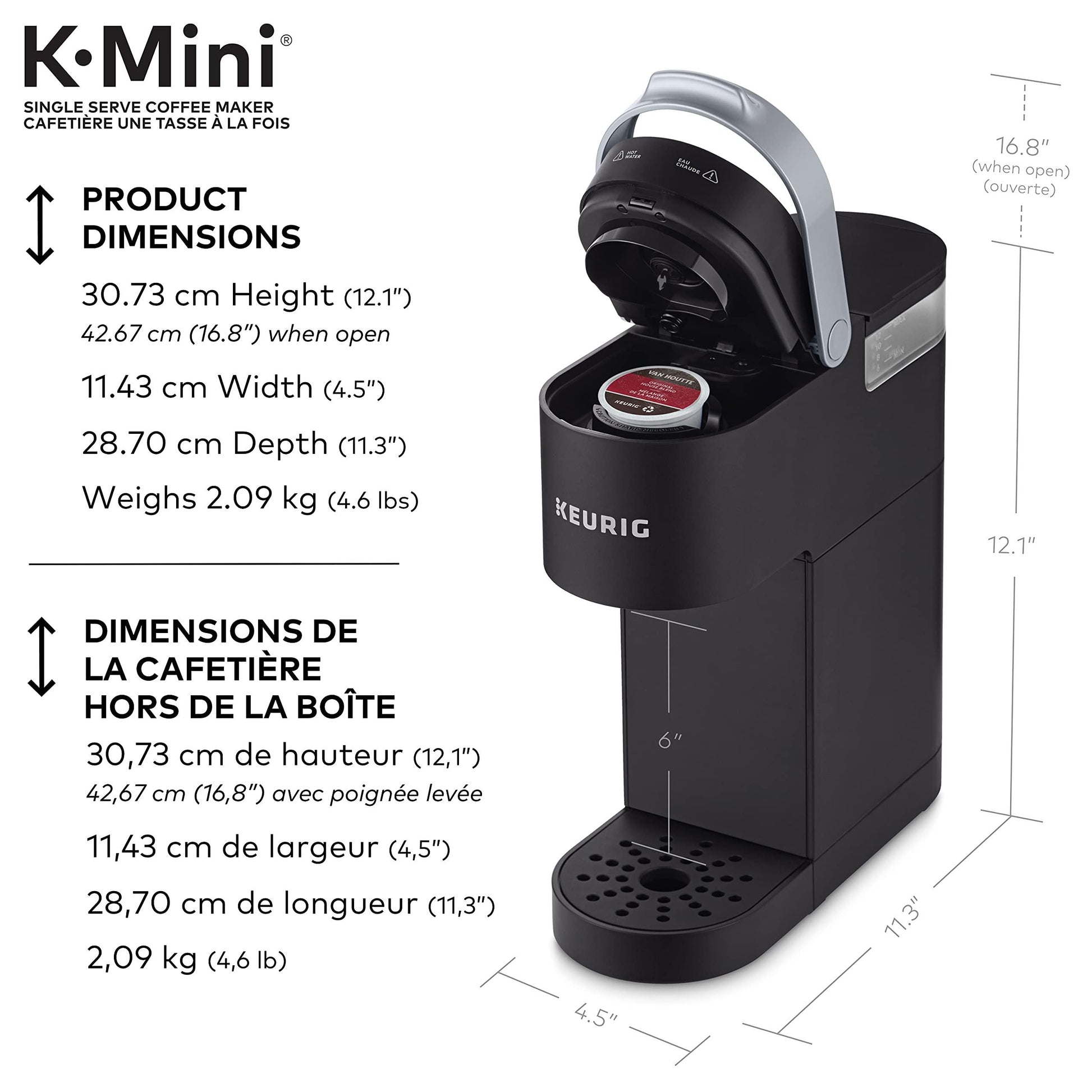 Keurig K-Mini Single Serve K-Cup Pod Coffee Maker. Phil and Gazelle.