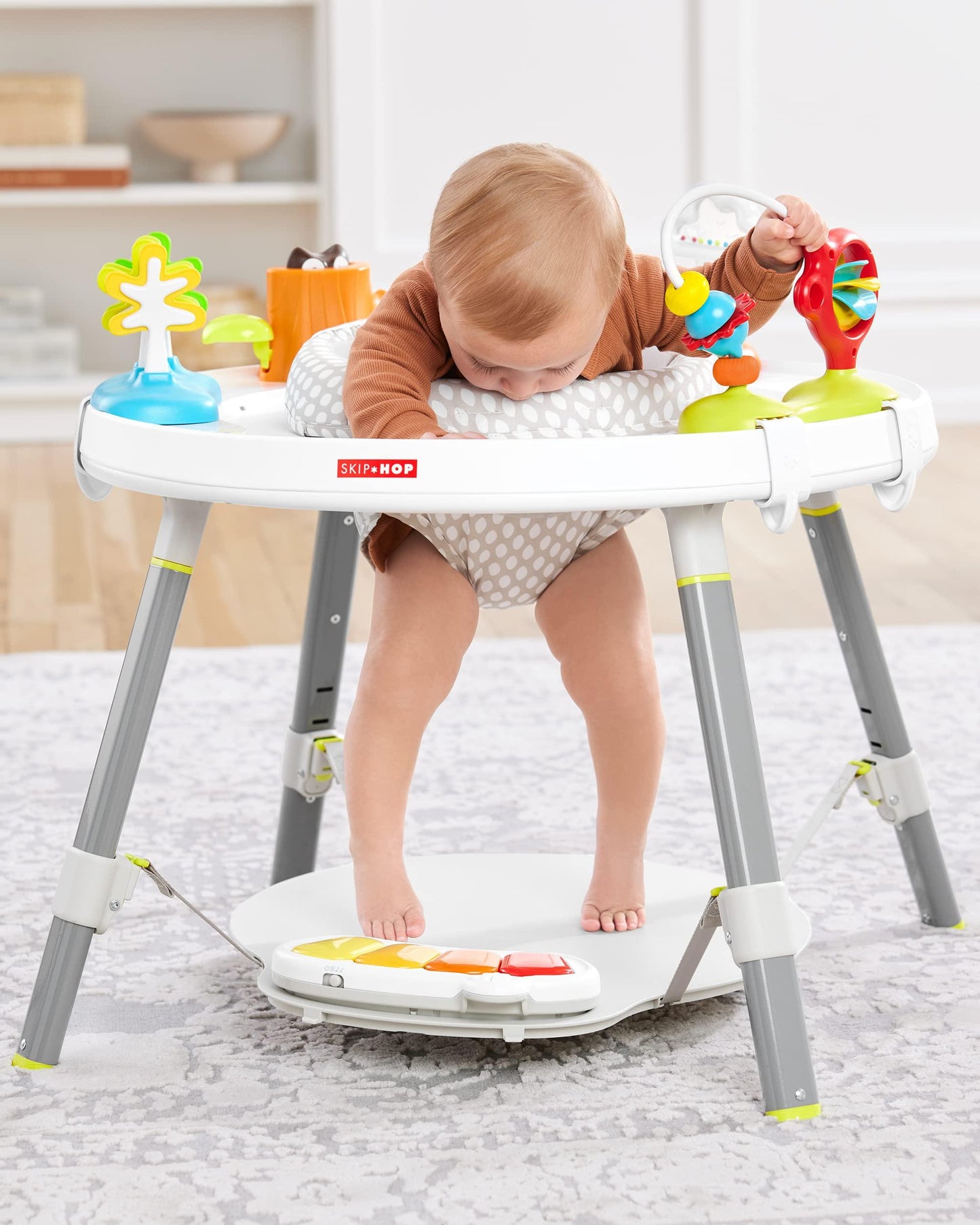 Skip Hop Baby Activity Center: Interactive Play Center with 3-Stage Grow-with-Me Functionality, 4mo+, Explore & More