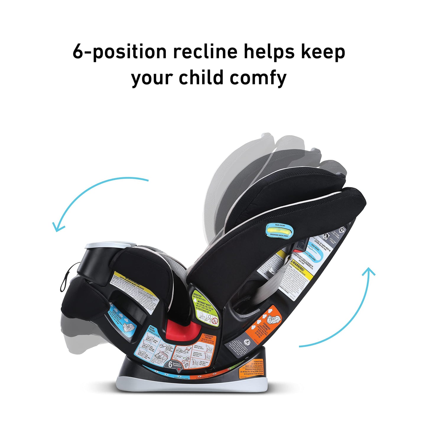 Graco All In One Car Seat, 4Ever 4-in-1 Car Seat. Phil and Gazelle.