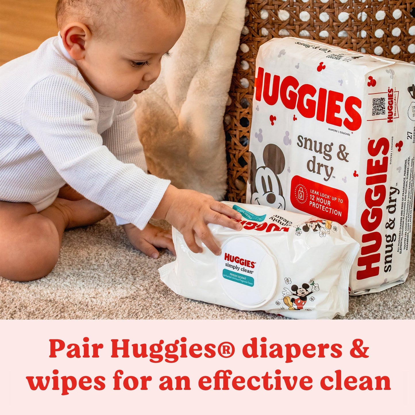 Huggies Snug &amp; Dry Disposable Baby Diapers, Size 5, 132 Count Phil and Gazelle