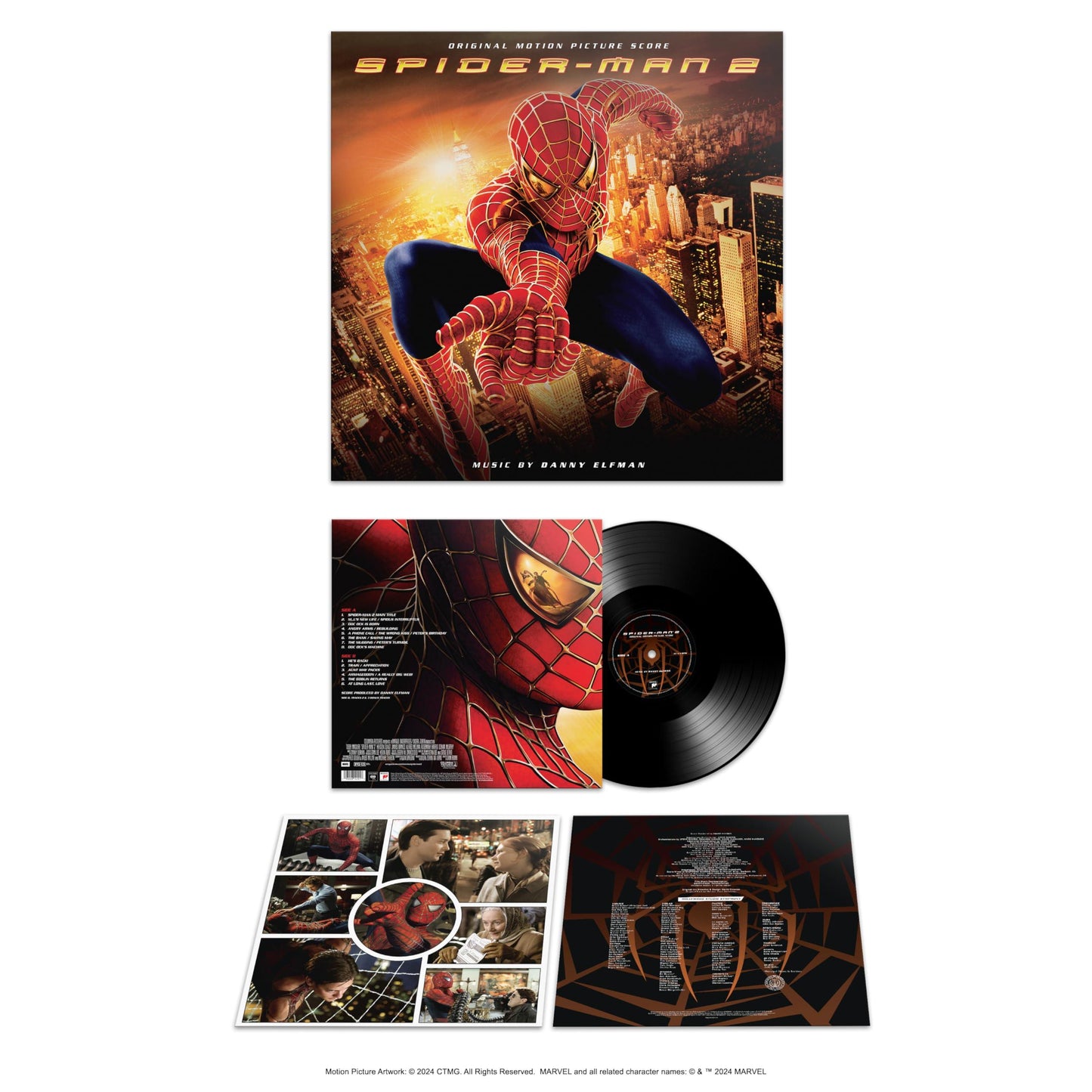 Spider-Man 2 (Original Motion Picture Score) (Vinyl) Album. Phil and Gazelle.