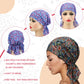 JO Geyoga 6 Pcs Chemo Headwear for Women Turban Beanie Caps Cancer Head Scarves Hair Loss Beanie Headwear for Yoga Running (Vivid Color,Stylish Style)