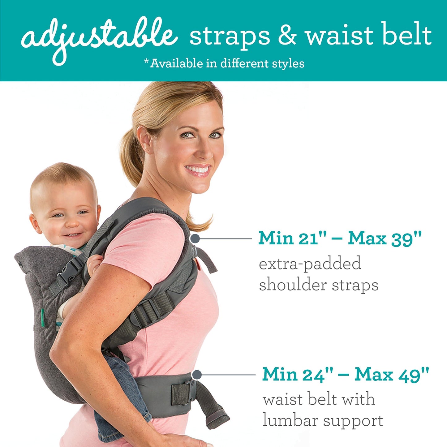 Infantino Flip Advanced 4-in-1 Carrier - Ergonomic. Phil and Gazelle.