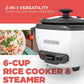 BLACK+DECKER 2-in-1 Rice Cooker &amp; Food Steamer. Phil and Gazelle.