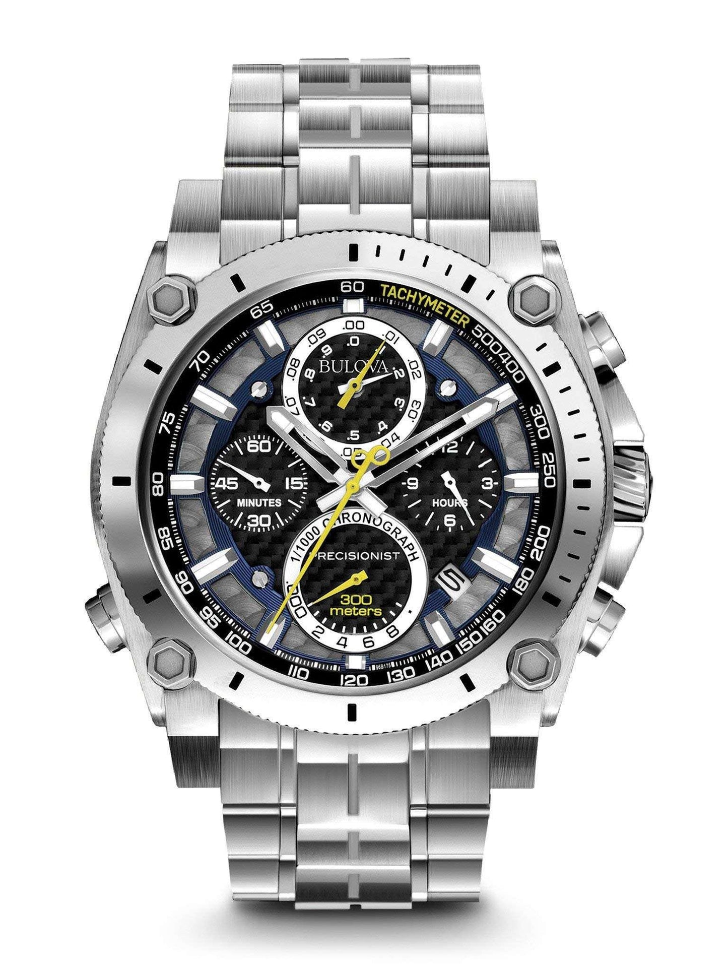 Bulova Precisionist Chronograph Men's Watch, (Model: 96B175) Phil and Gazelle