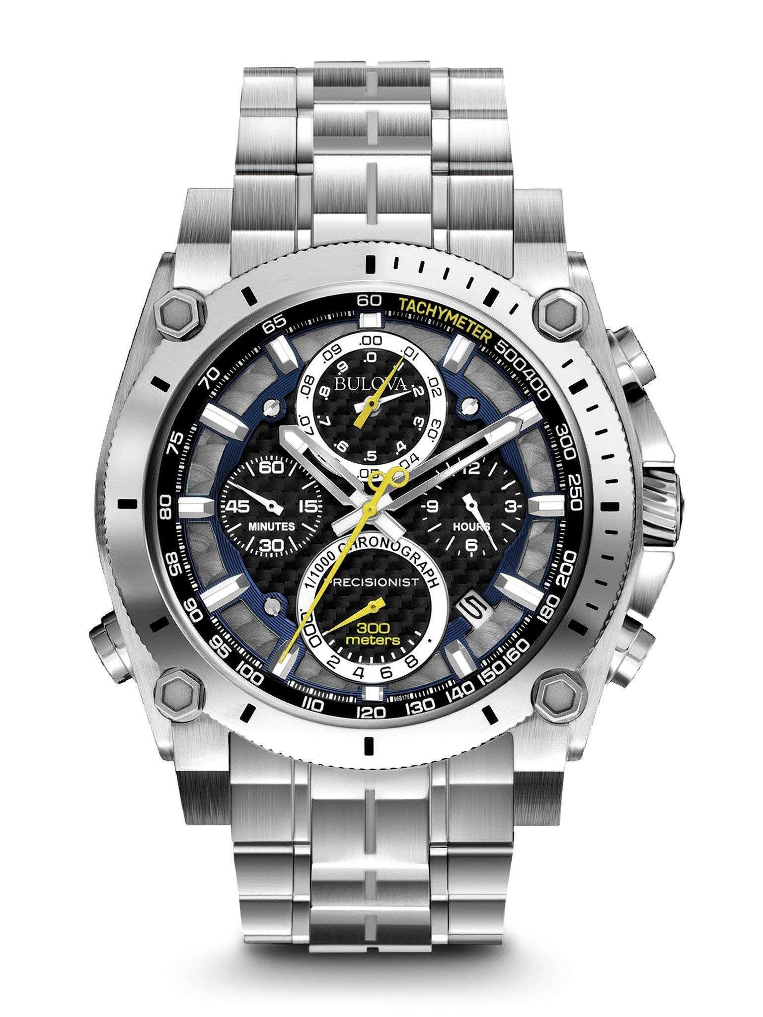 Bulova Precisionist Chronograph Men's Watch, (Model: 96B175) Phil and Gazelle