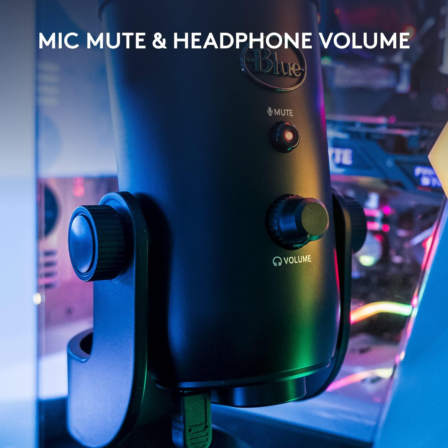 Logitech for Creators Blue Yeti USB Microphone for Gaming, Streaming, Podcasting. Phil and Gazelle.