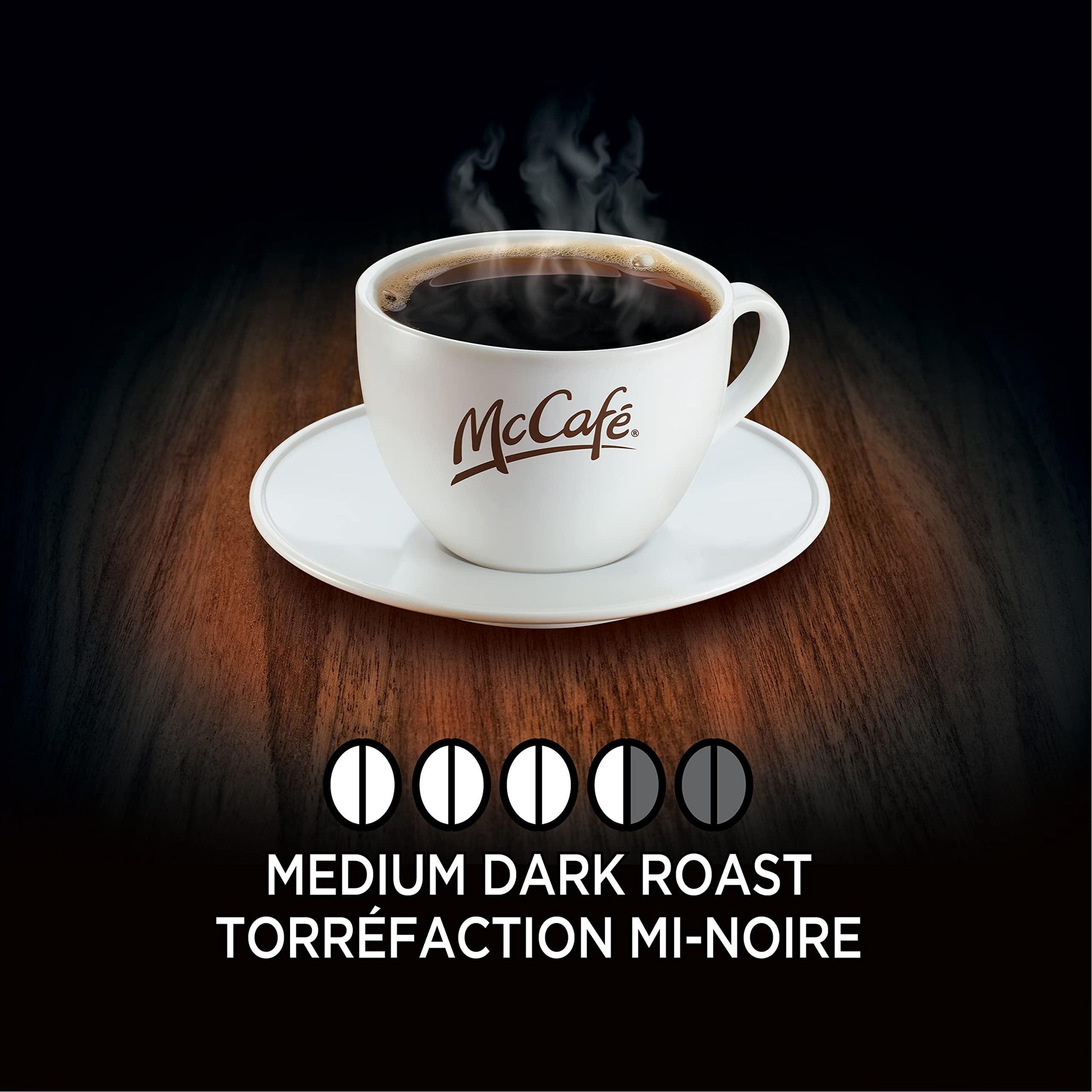 McCafe Premium Medium Dark Roast K-Cup Coffee Pods, 48 Count, For Keurig Coffee Makers. Phil and Gazelle.