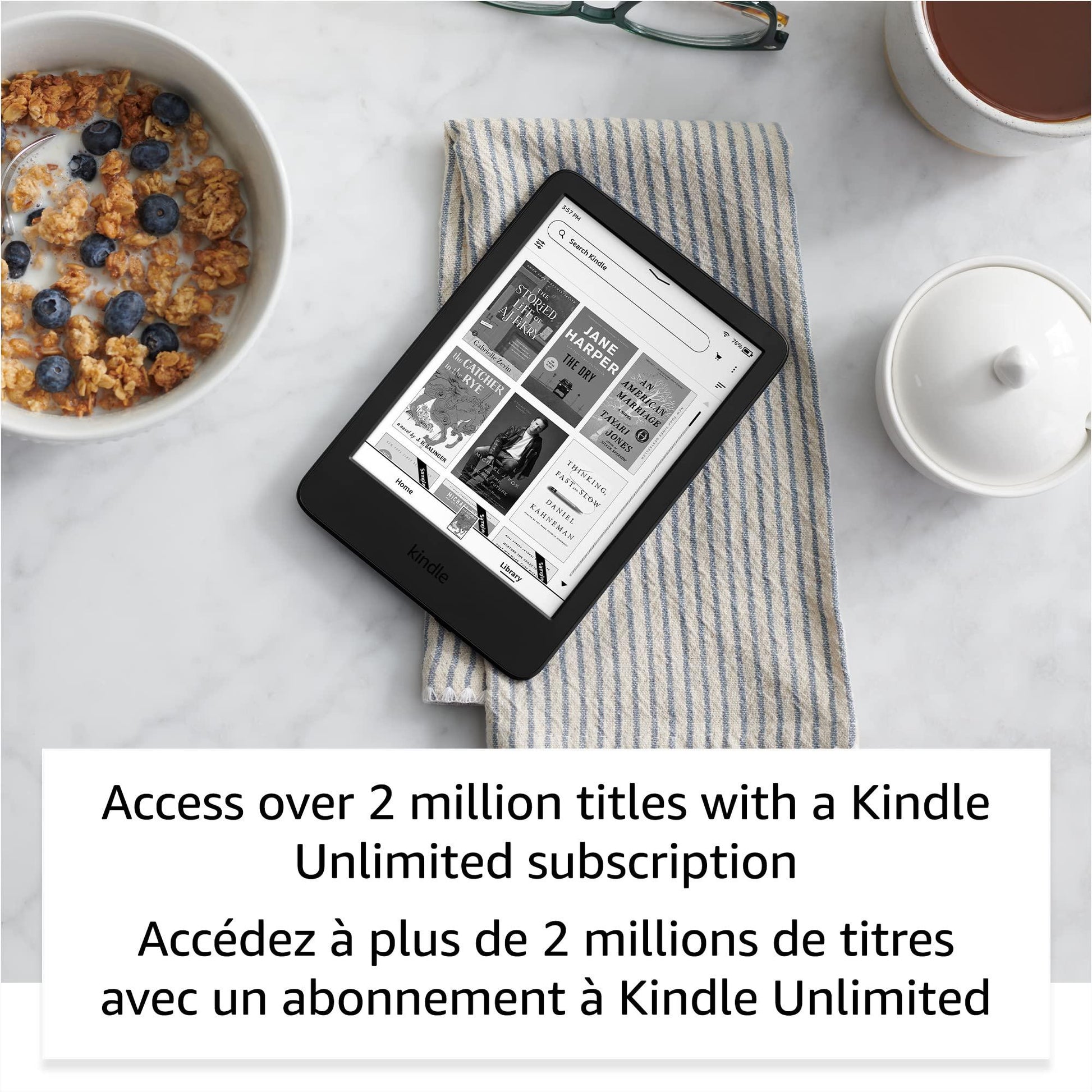 Amazon Kindle – The lightest and most compact Kindle. Phil and Gazelle.