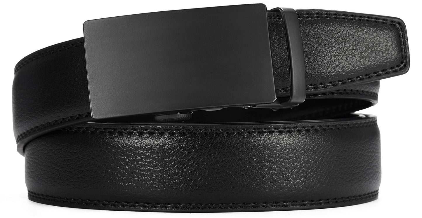 CHAOREN Mens Belt Leather Ratchet 1 3/8" for Casual Jeans - Micro Adjustable Belt Fit Everywhere&nbsp;  Phil and Gazelle.