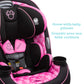 Safety 1st Grow and Go All-in-One Convertible Car Seat Simply Minnie. Phil and Gazelle.