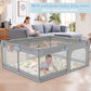 Palopalo Baby Playpen, 71"x59" Extra Large Playard for Babies and Toddlers. Phil and Gazelle.