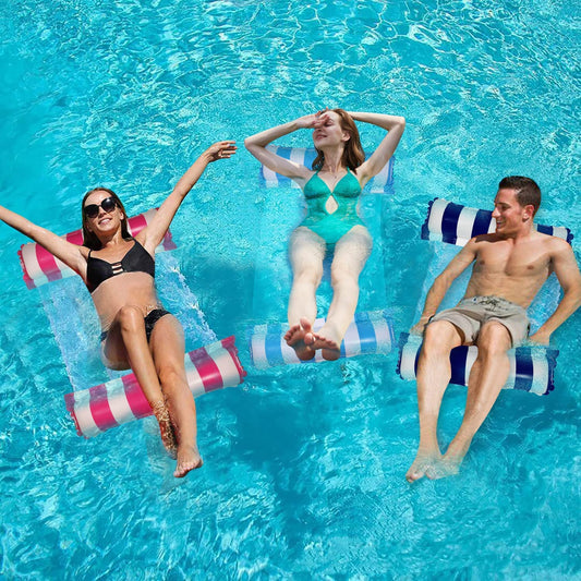 3 Pack Inflatable Pool Floats Hammock. Phil and Gazelle.