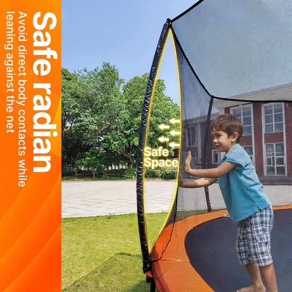 Springless Trampolines LeJump Flora 14 FT Non-Spring ASTM Approved.  Phil and Gazelle.