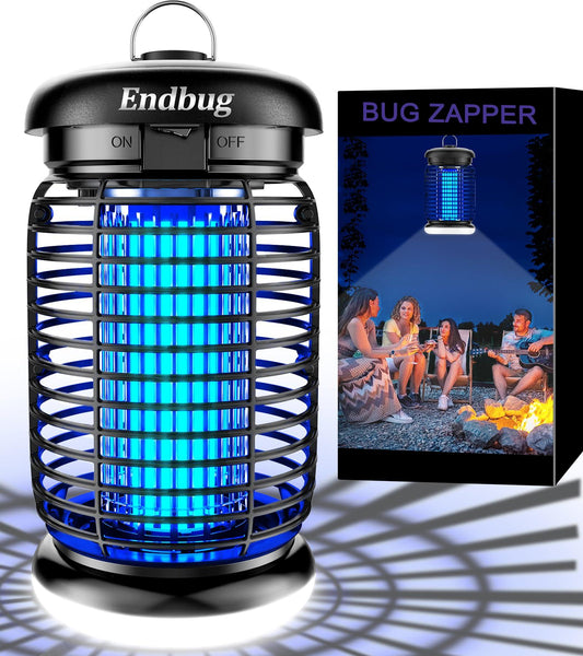 Endbug Bug Zapper Outdoor with LED Light, Mosquito Zapper Outdoor, 4200V Electric Bug Zapper. Phil and Gazelle