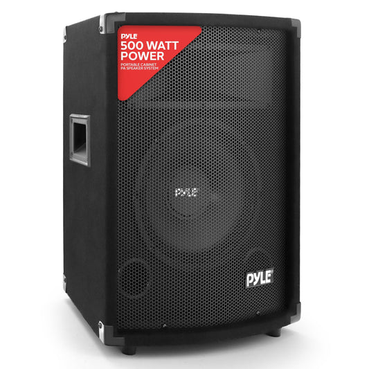 PylePro Portable Cabinet PA Speaker System - 500Watt Outdoor Sound System. Phil and Gazelle.