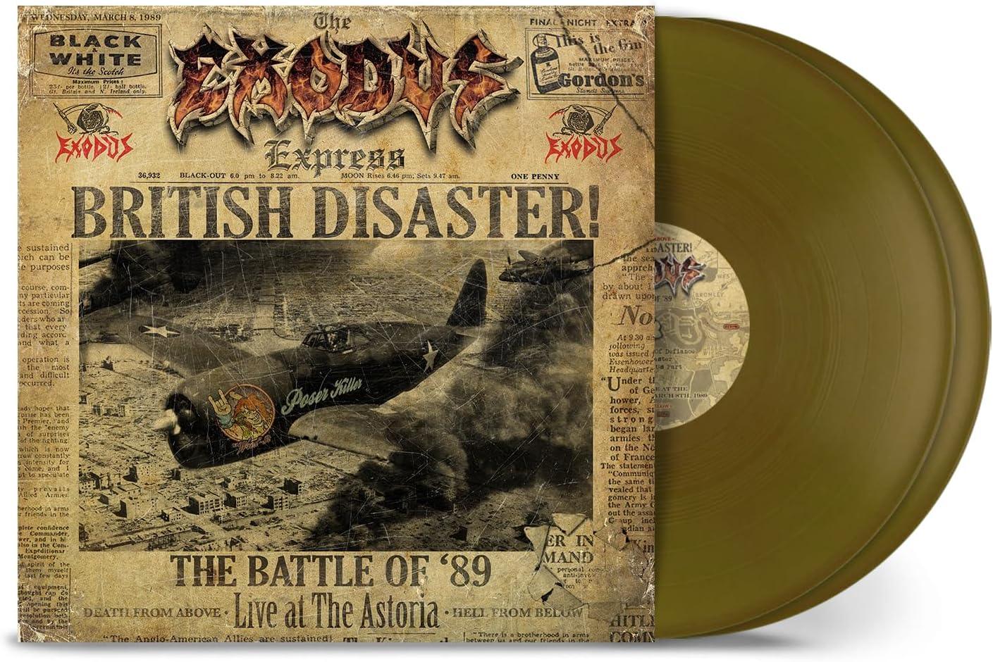 Exodus British Disaster: The Battle Of '89: Live At The Astoria [VINYL] Album Phil and Gazelle Music