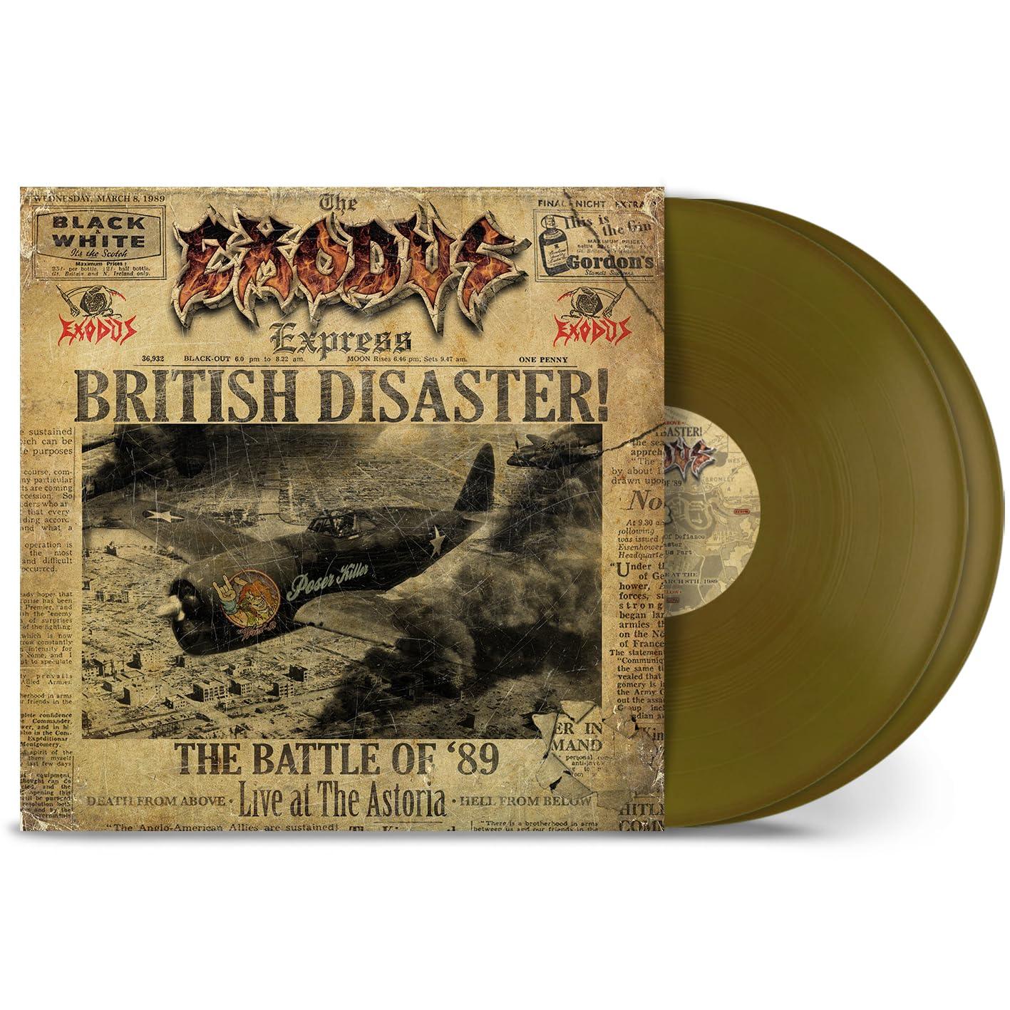 Exodus British Disaster: The Battle Of '89: Live At The Astoria [VINYL] Album Phil and Gazelle Music