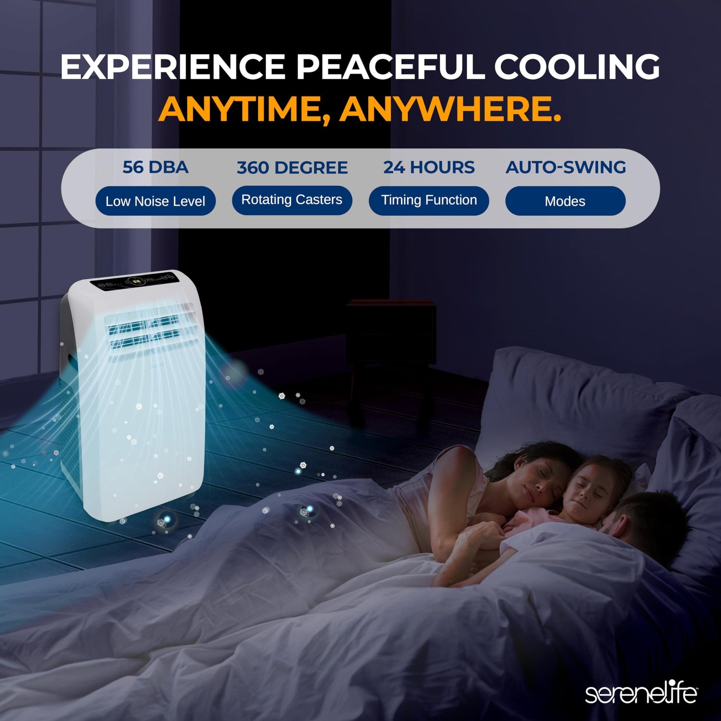 Portable Air Conditioner Compact Home AC Cooling Unit With Built-In Dehumidifier &amp; Fan. Phil and Gazelle.