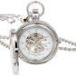 Charles Hubert 3850 Mechanical Picture Frame Pocket Watch