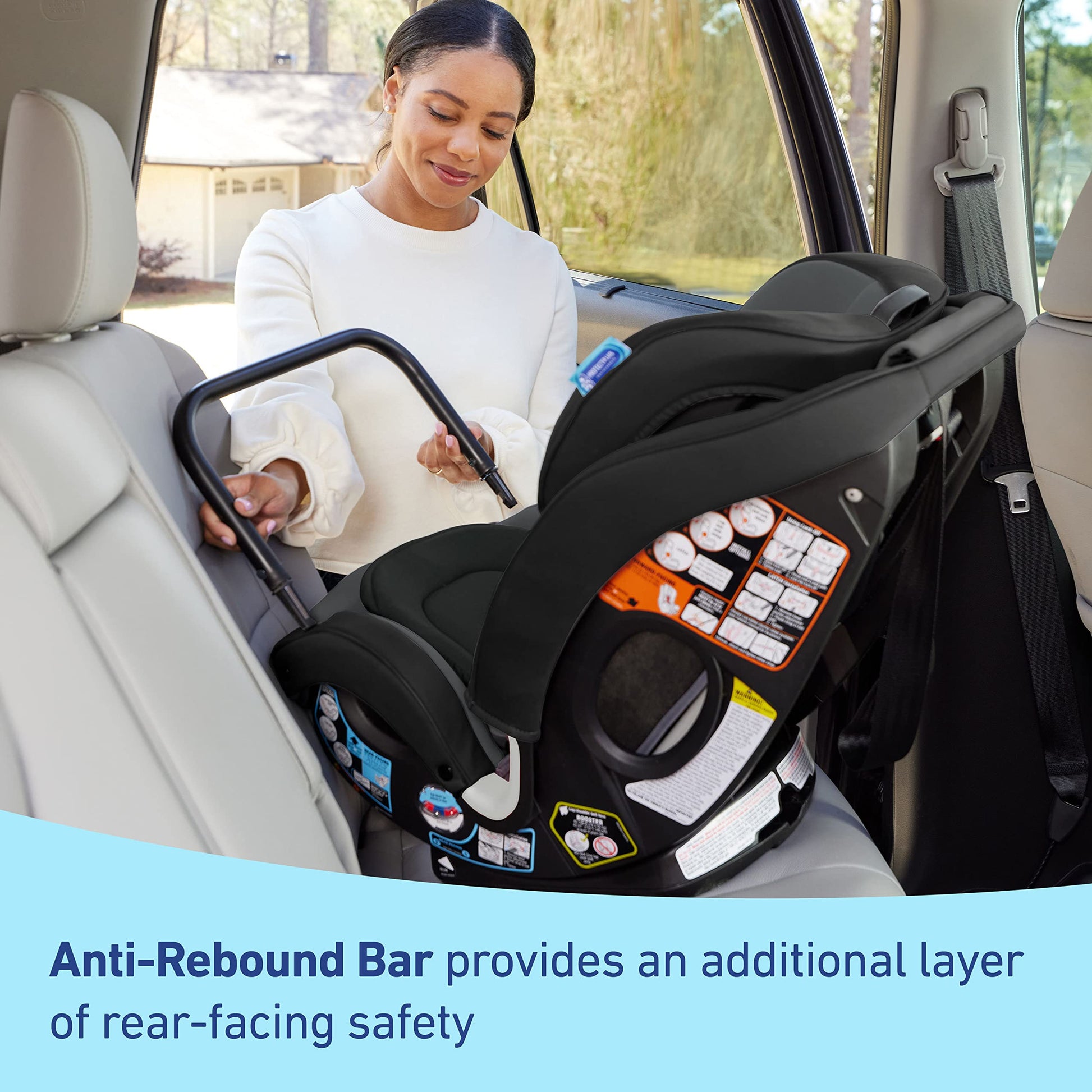 Graco SlimFit3 LX 3-in-1 Car Seat ft. Anti-Rebound Bar. Phil and Gazelle.