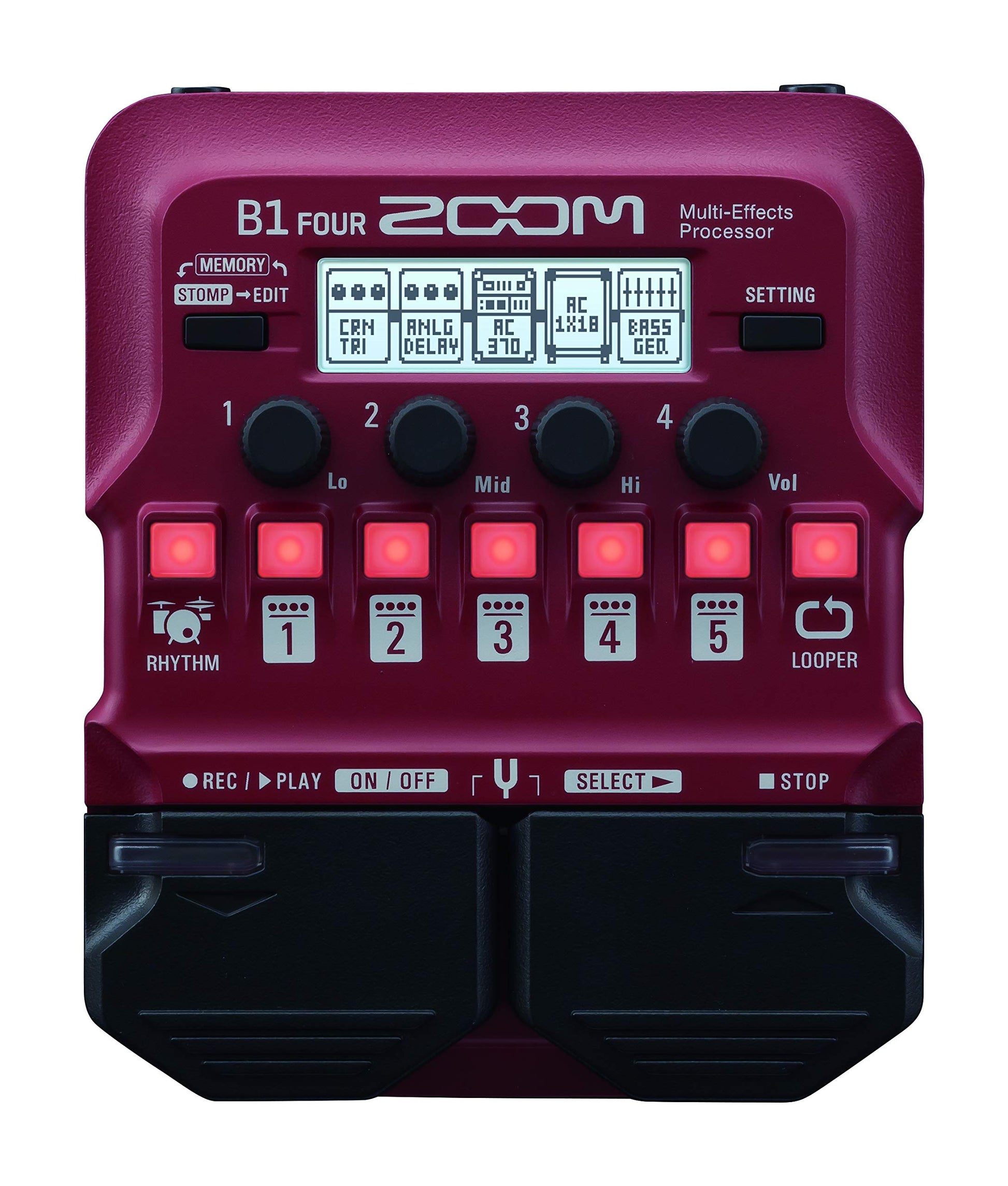 Zoom Bass Multi-Effects Pedal (B1 FOUR) Phil and Gazelle.