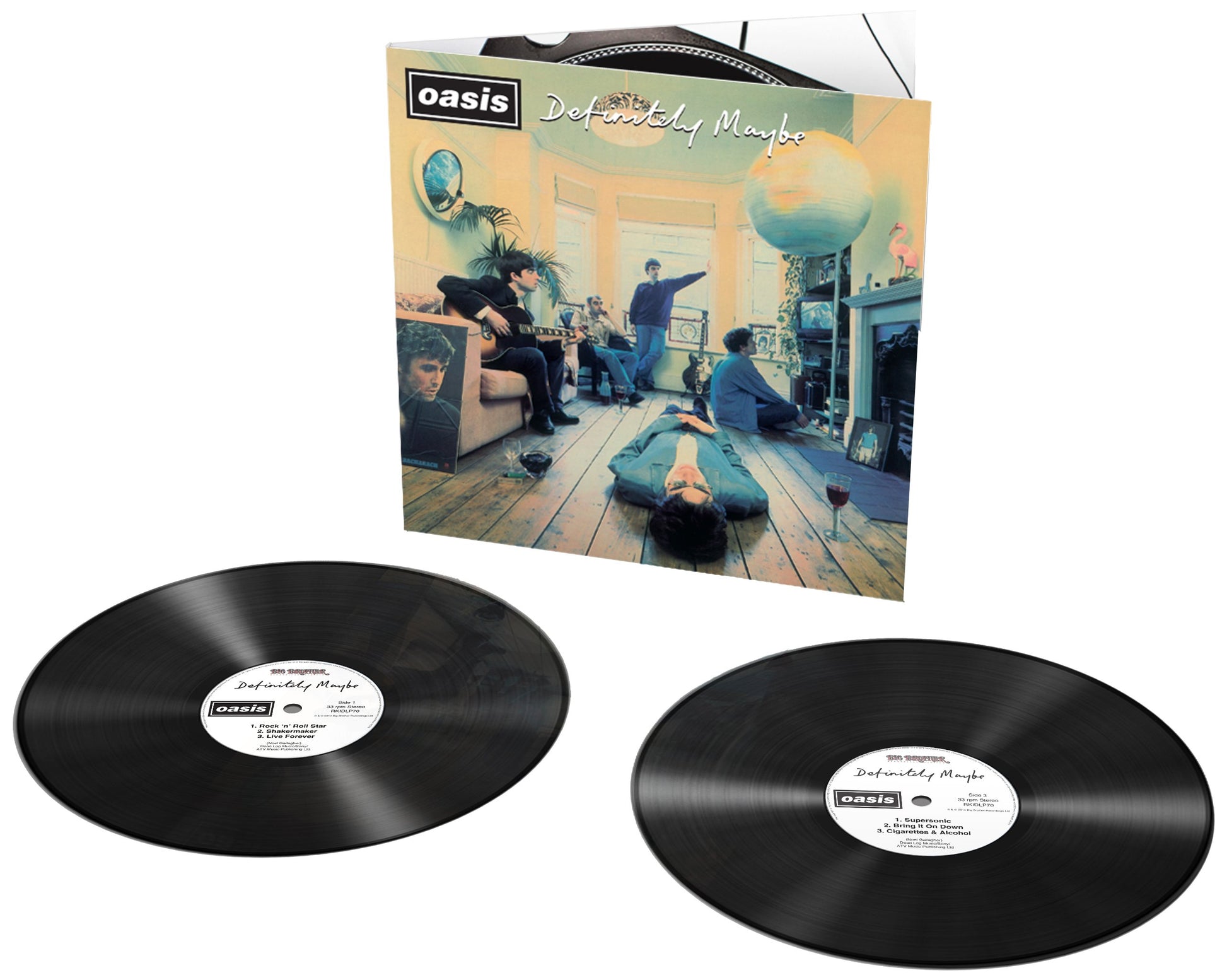 Oasis Definitely Maybe (Remastered) [Vinyl LP] Album. Phil and gazelle.