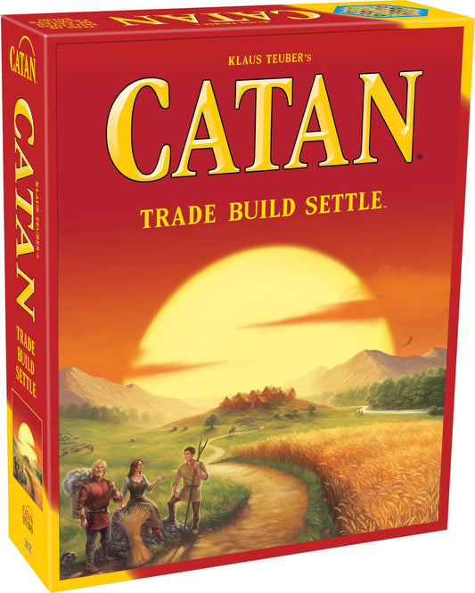 Catan Board Game. Phil and Gazelle.