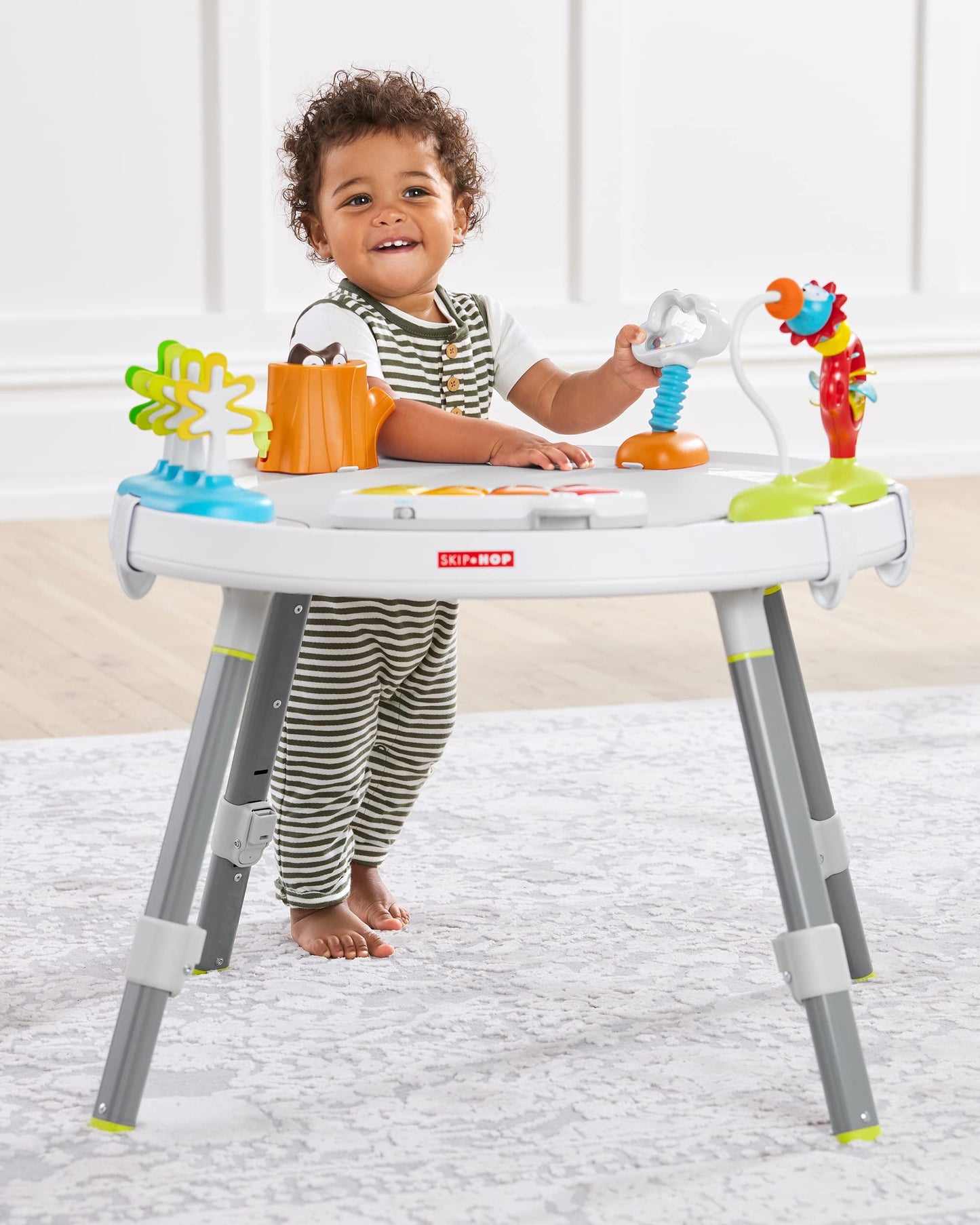 Skip Hop Baby Activity Center: Interactive Play Center with 3-Stage Grow-with-Me Functionality, 4mo+, Explore & More