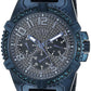 Guess 48MM Crystal Embellished Watch, Blue, NS
