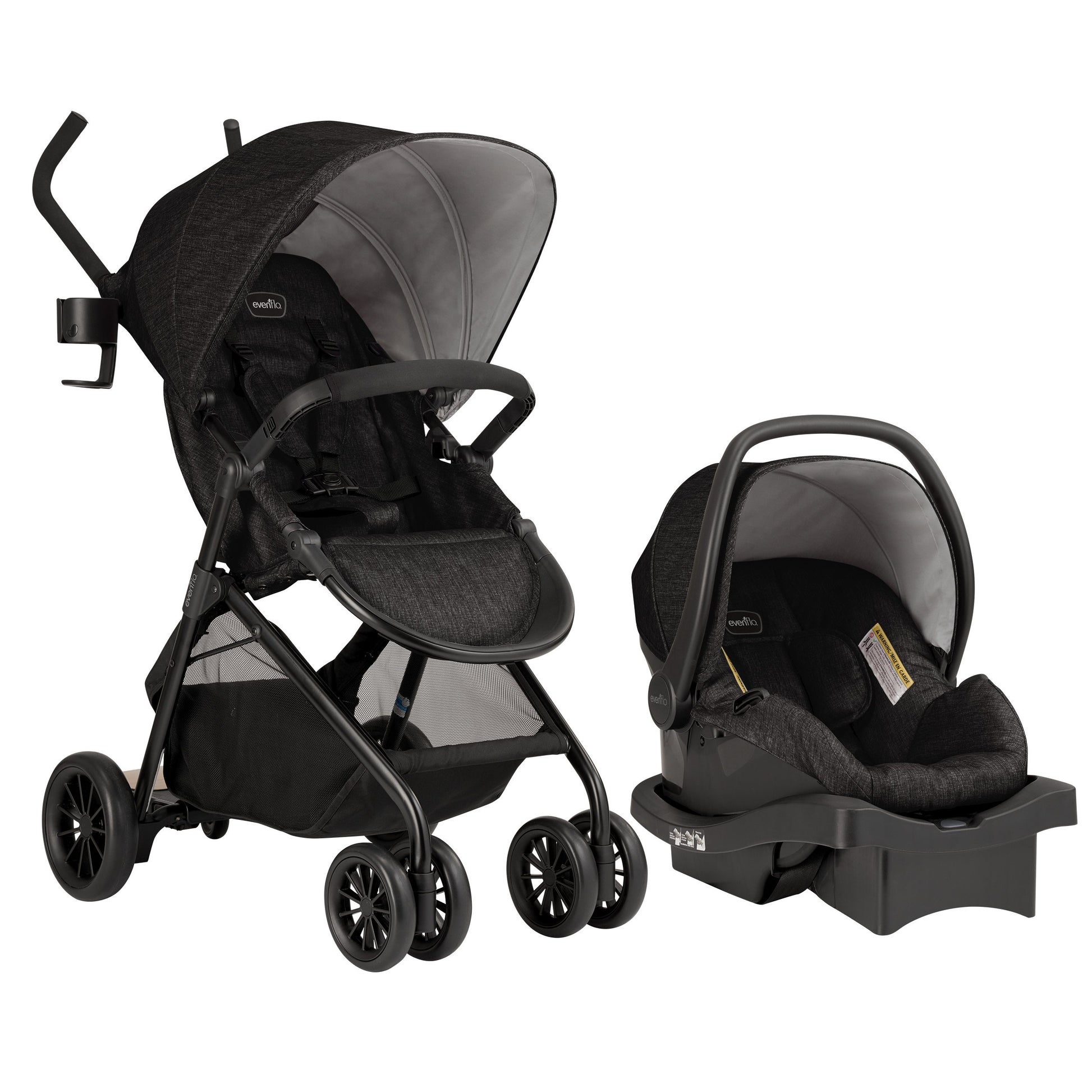 Evenflo Sibby Travel System with LiteMax Infant Car Seat. Phil and Gazelle.