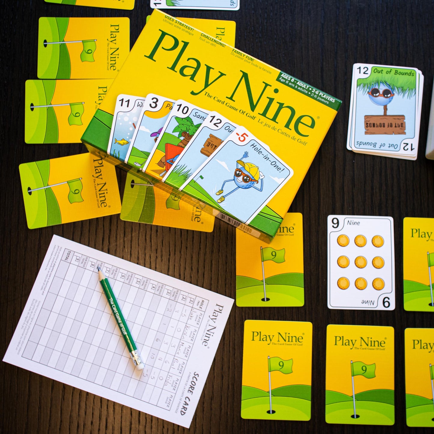 Play Nine - The Card Game of Golf Phil and Gazelle