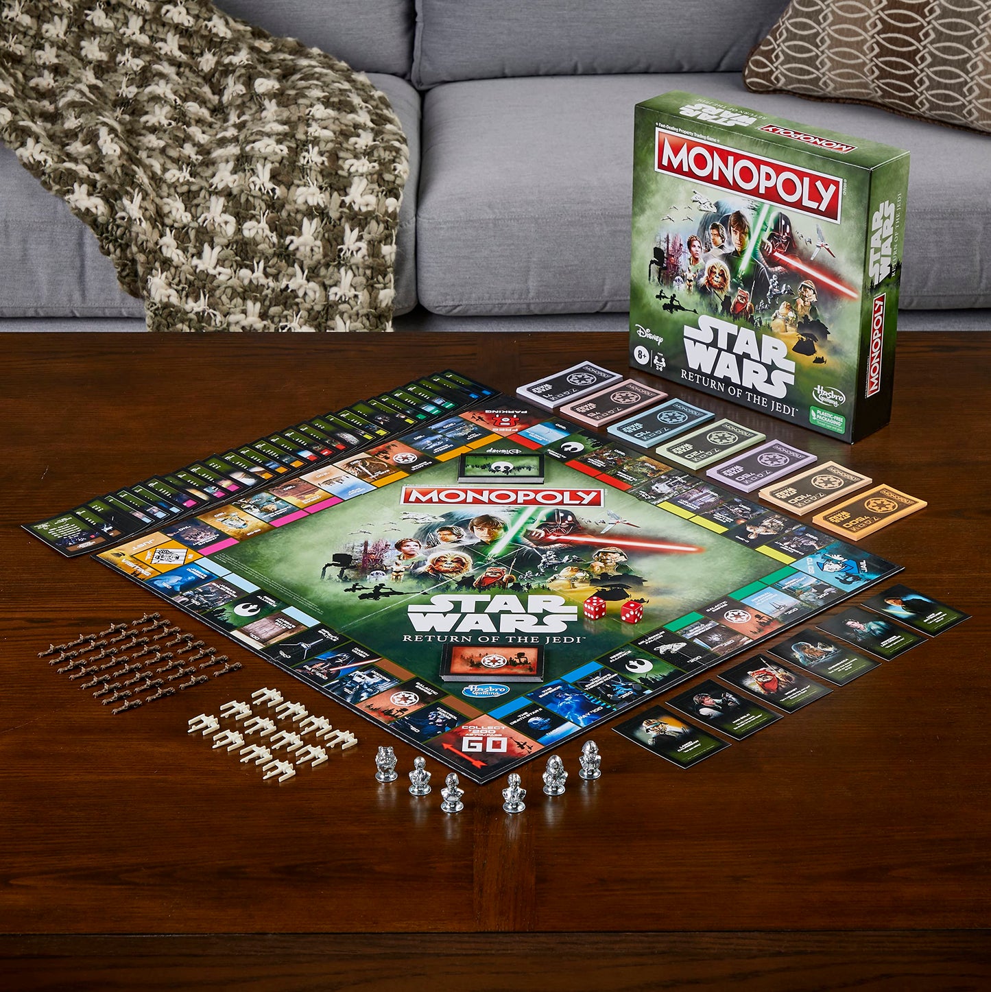 Monopoly Star Wars Return of The Jedi Board Game. Phil and Gazelle.