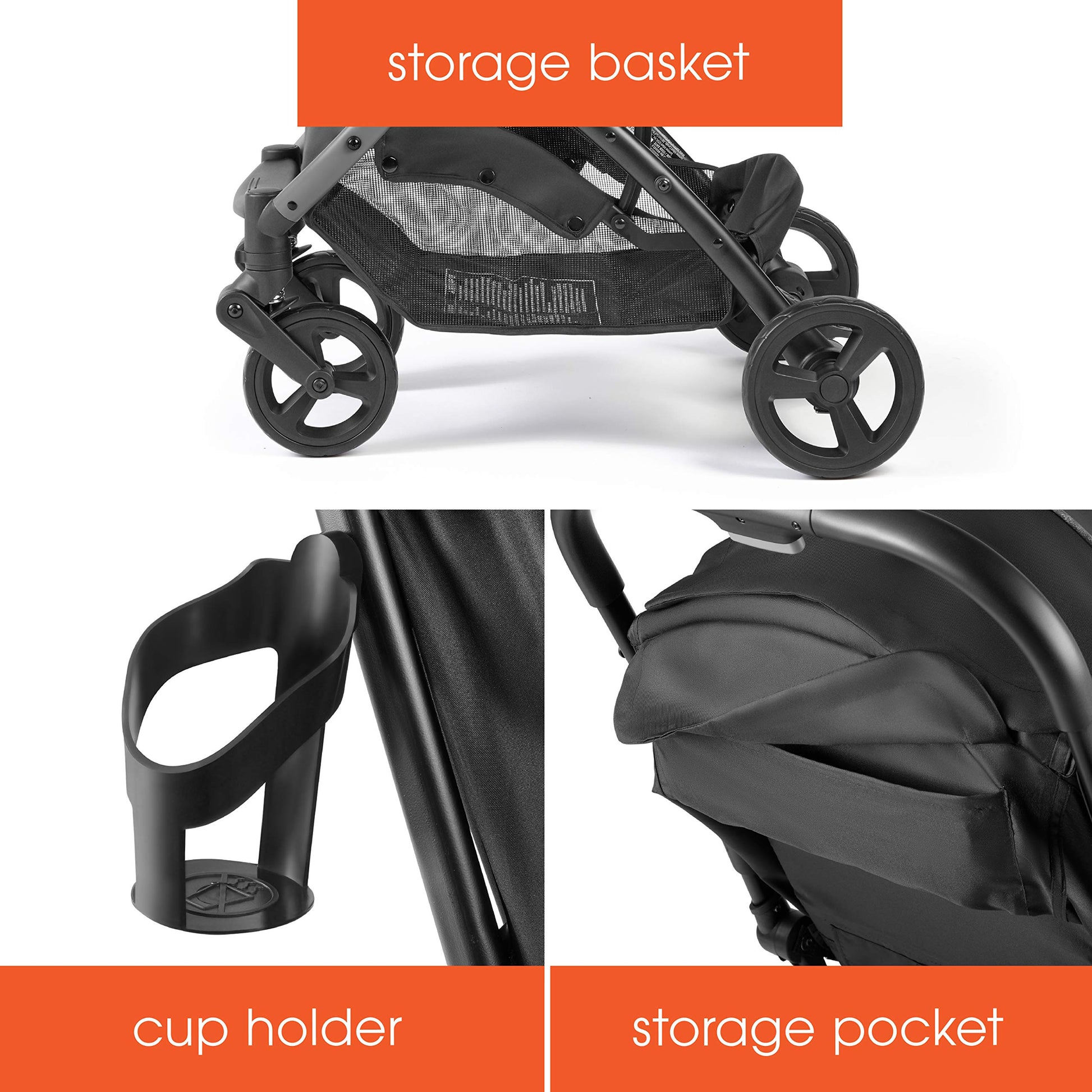 3Dpac CS Compact Fold Stroller. Phil and Gazelle.