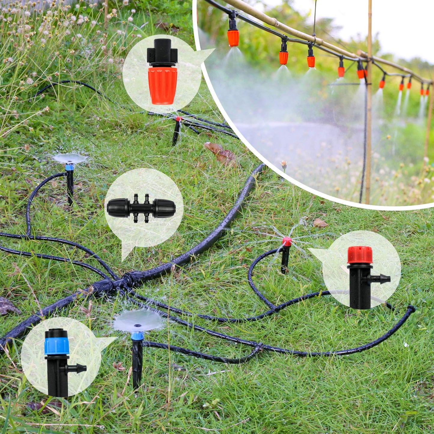 Micro Drip Irrigation Kit Automatic Irrigation System Phil and Gazelle.