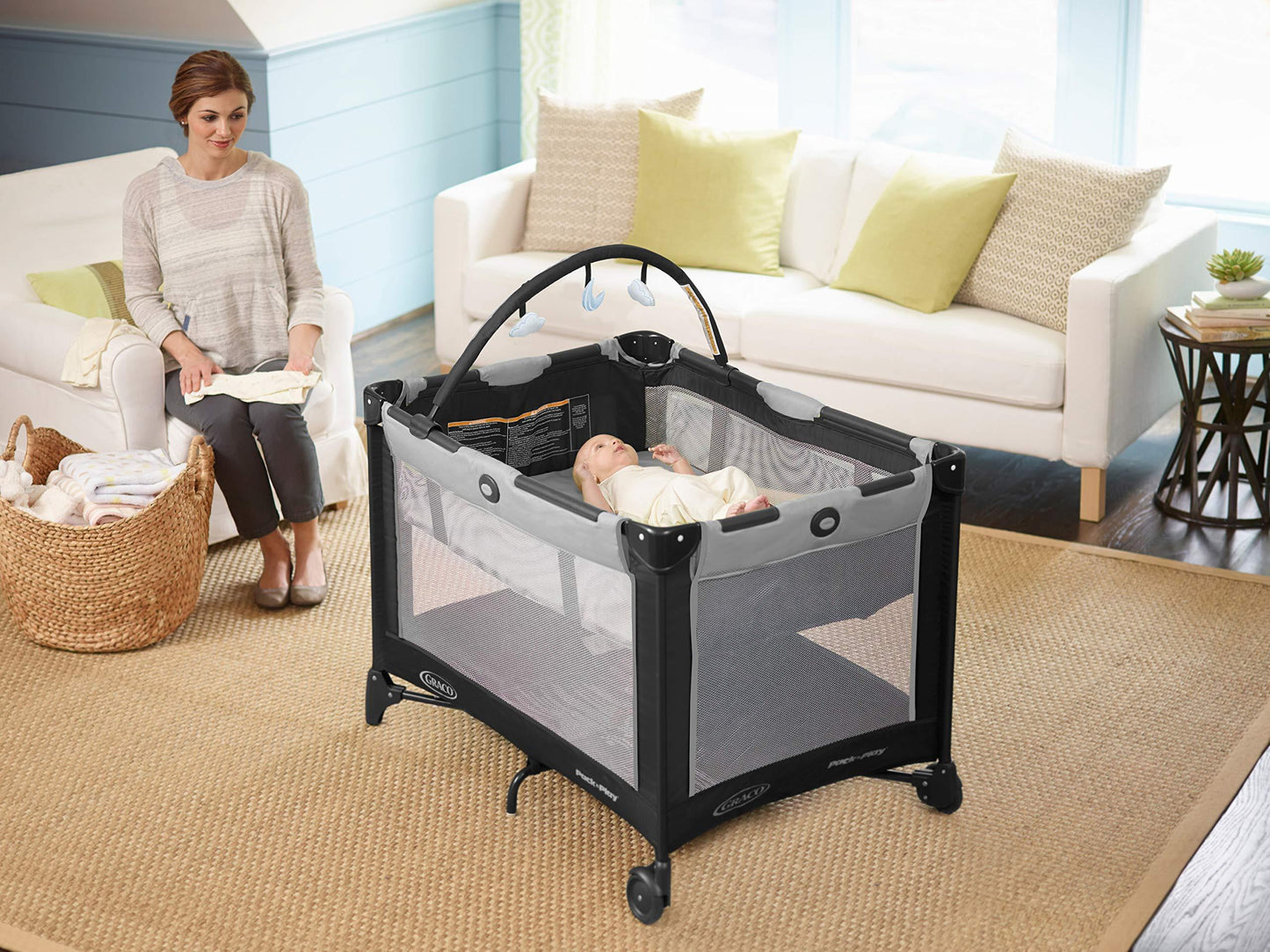 Graco Pack 'N Play On The Go Playard. Phil and Gazelle.