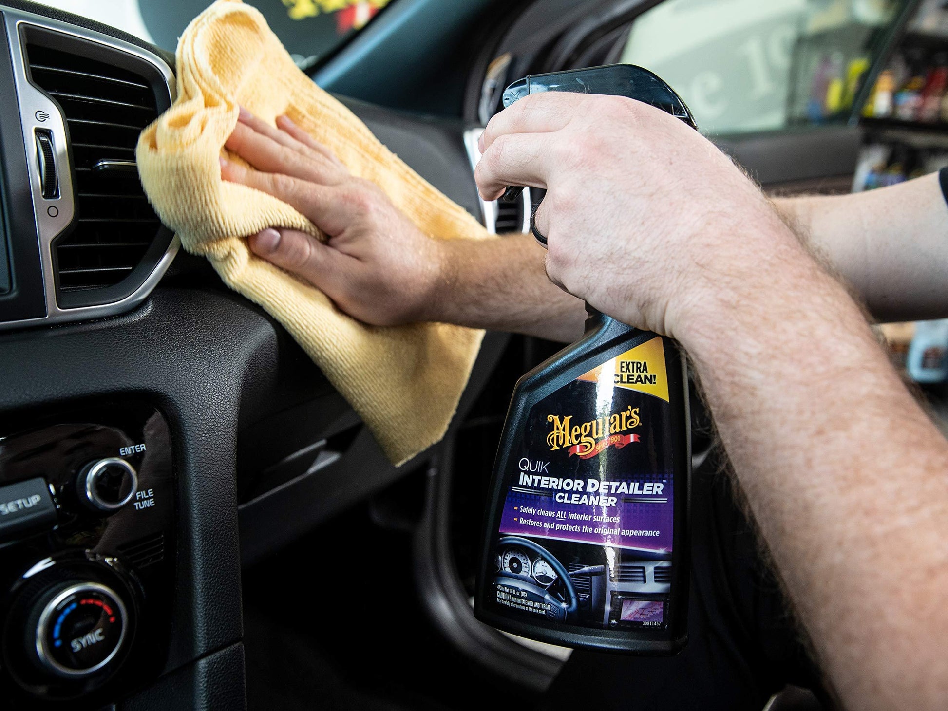 Meguiar's Quik Interior Detailer Cleaner. Phil and Gazelle.