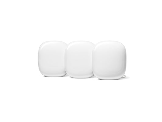 Google Nest WiFi Pro - 3 Pack - Snow Phil and Gazelle