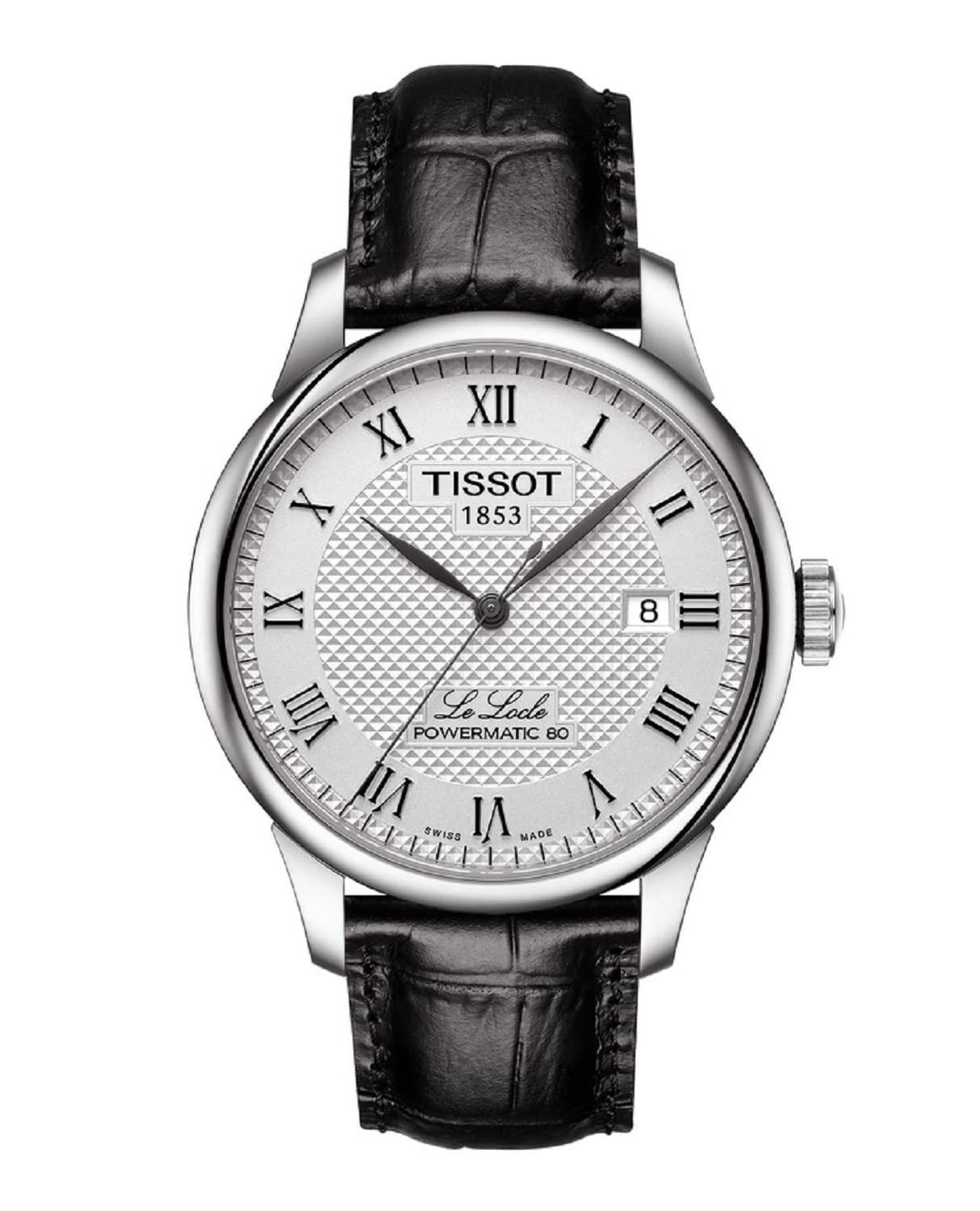 Tissot Mens Le Locle Stainless Steel Dress Watch