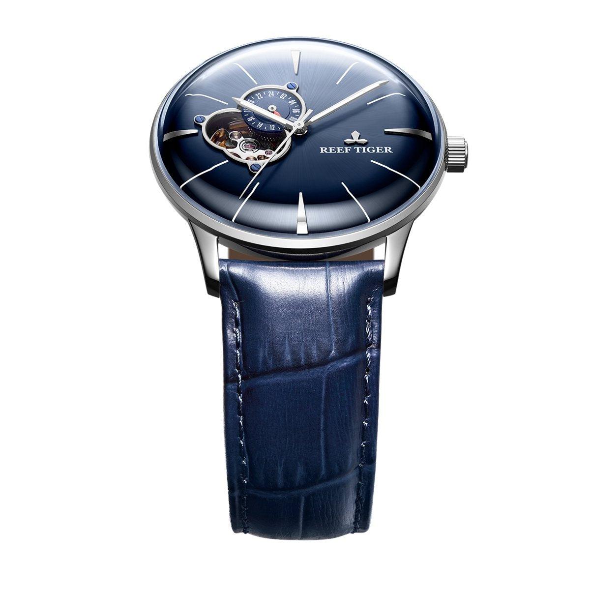 Reef Tiger Casual Blue Dial mechanical watch